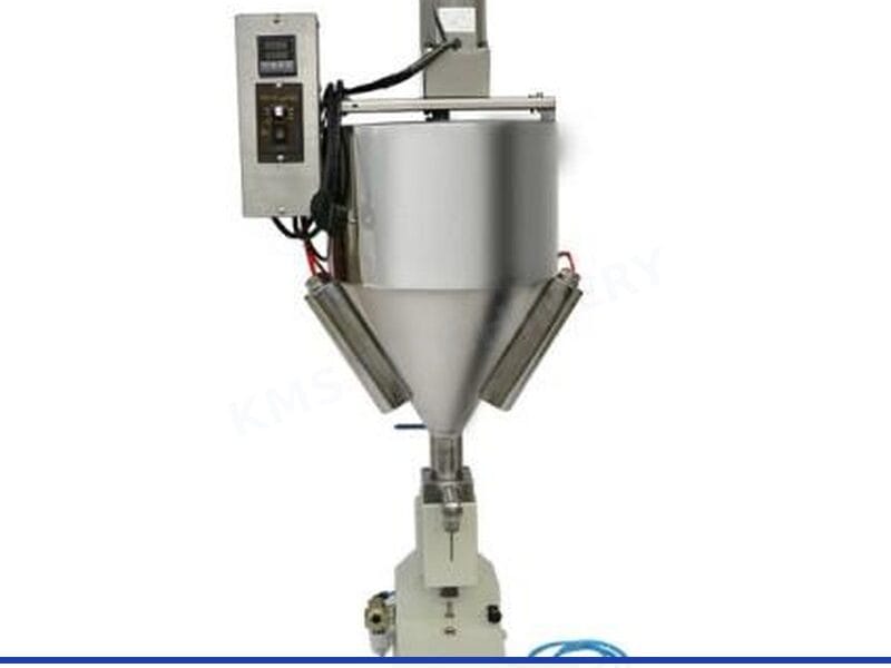 เครื่องบรรจุของเหลว/ครีม พร้อมฮีตเตอร์และใบกวน รุ่น A02-HT