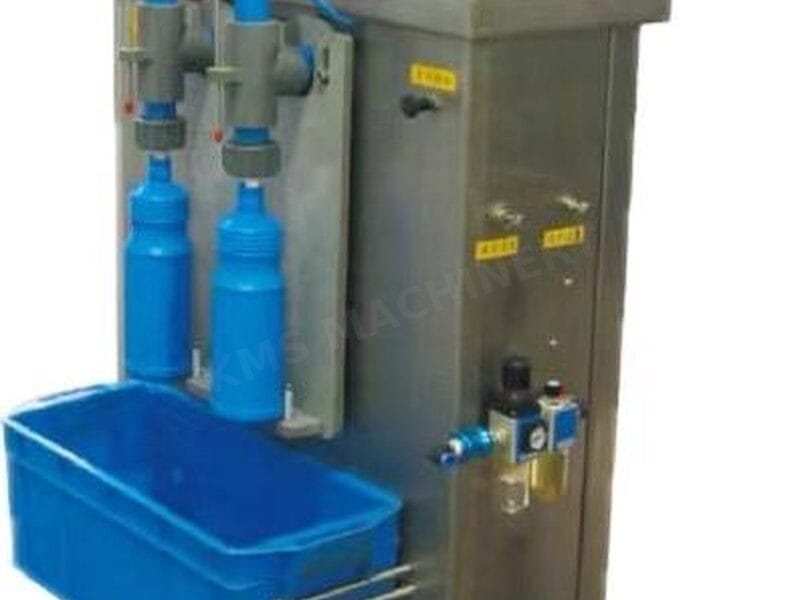 เครื่องบรรจุน้ำยาล้างห้องน้ำ 2 หัว Plastic Parts รุ่น BTF