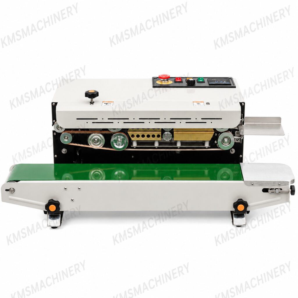 เครื่องซีลสายพานต่อเนื่อง รุ่น FL-900L (FR-900L) ซีลลึกได้ 16 ซม.