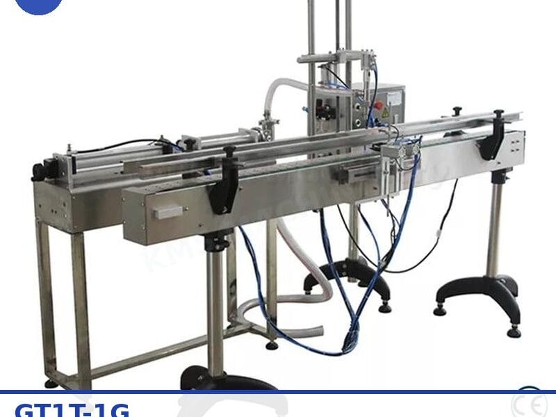 เครื่องบรรจุของเหลวอัตโนมัติ 1 หัวจ่าย สายพาน 2M รุ่น GT1T-1G