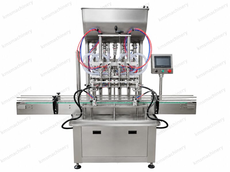 เครื่องบรรจุของเหลวอัตโนมัติ 4 หัวจ่าย 100-1000ml รุ่น GT4T-4G-1000