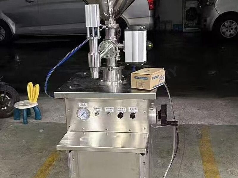 เครื่องบรรจุของเหลวระบบลม Pneumatic Actuator 100-1000ml รุ่น HY-DF100-1000