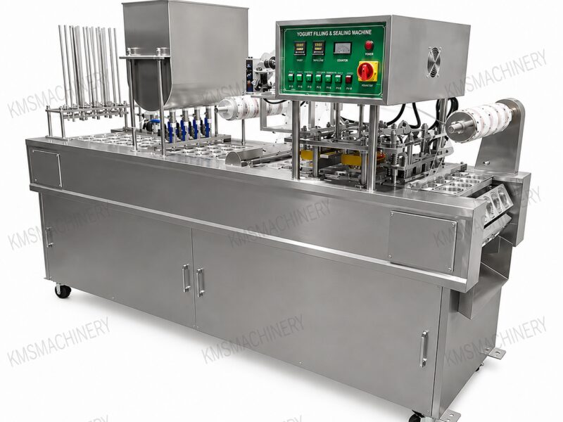 Automatic Cup Filling Sealing Machine 4 Heads | เครื่องบรรจุน้ำถ้วยอัตโนมัติ 4 หัวจ่าย รุ่น JXS-4