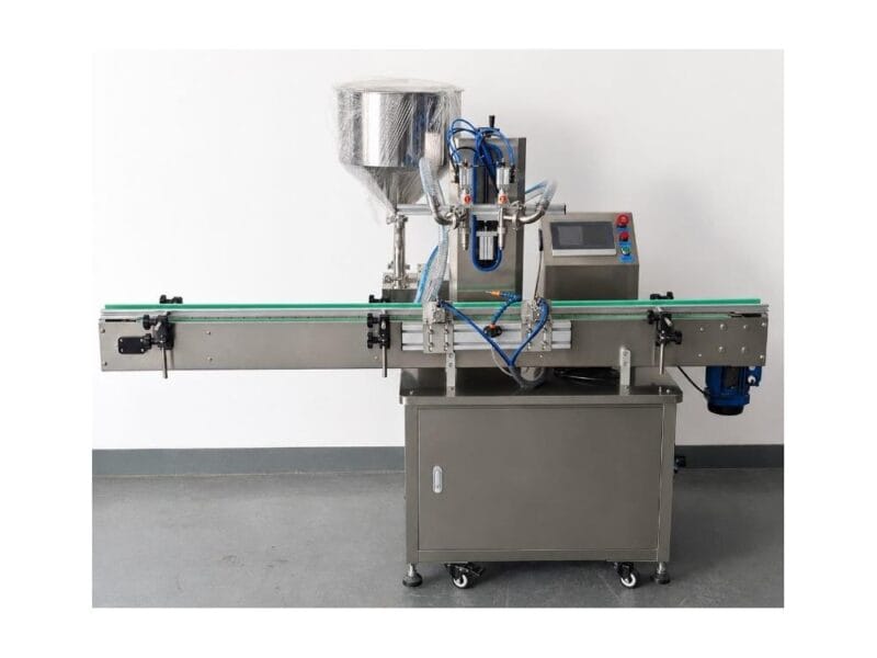Automatic Servo 2-Heads Liquid Filling Machine | เครื่องบรรจุของเหลวเซอร์โว 2 หัวจ่าย รุ่น KM-5000-2