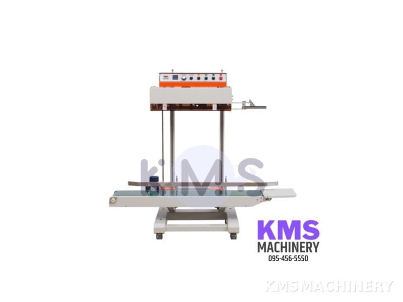 เครื่องซีลปากถุงสายพานแนวตั้ง รุ่น QLF-1680 ขนาดใหญ่ รับน้ำหนัก 30 กก.