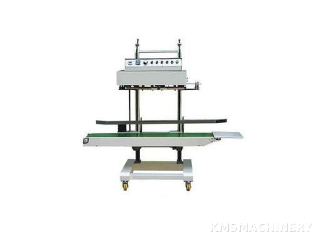 เครื่องซีลปากถุงสายพานแนวตั้ง รุ่น QLF-1680 (สแตนเลส)