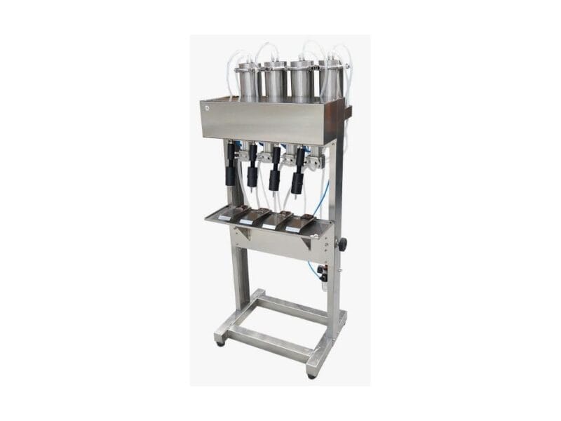 YT-4 Vacuum Liquid Filling Machine (Pneumatic) | เครื่องบรรจุของเหลวสุญญากาศ 4 หัวจ่าย ใช้ลม รุ่น YT-4