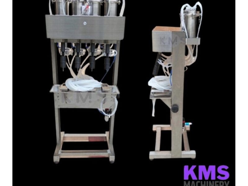 YT-4 Semi-Automatic Vertical Liquid Filling Machine 4 Heads (New) | เครื่องบรรจุของเหลวกึ่งอัตโนมัติแบบแนวตั้ง 4 หัว รุ่น YT-4 (New)
