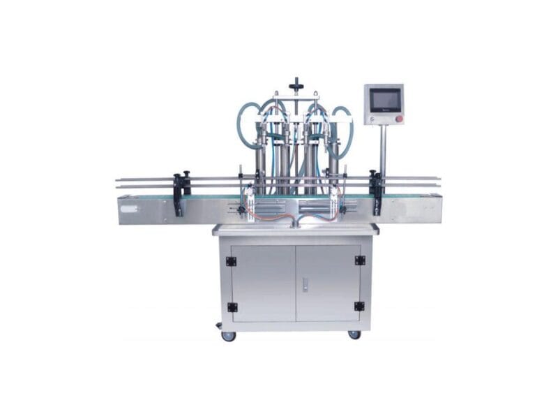 YT4G-4T-280 Automatic Paste Filling Machine 4 Heads | เครื่องบรรจุของเหลวอัตโนมัติ 4 หัวจ่าย + Conveyor 2M รุ่น YT4G-4T-280