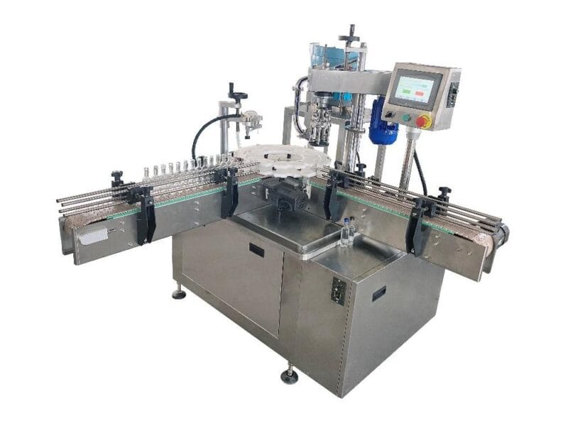 YTSP Automatic Filling & Capping for Glass Bottles (2H, 5-100ml) | เครื่องบรรจุของเหลวอัตโนมัติ + ปิดฝาเกลียวอะลูมิเนียม 2 หัว รุ่น YTSP