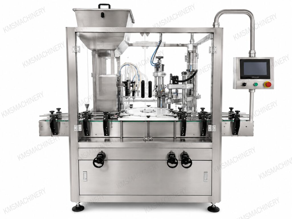 YTSP Automatic Perfume Filling & Spray Cap Pressing (2H, 5-100ml) | เครื่องบรรจุน้ำหอม + ปิดฝาขวดสเปรย์อัตโนมัติ 2 หัว รุ่น YTSP (5-100ml)
