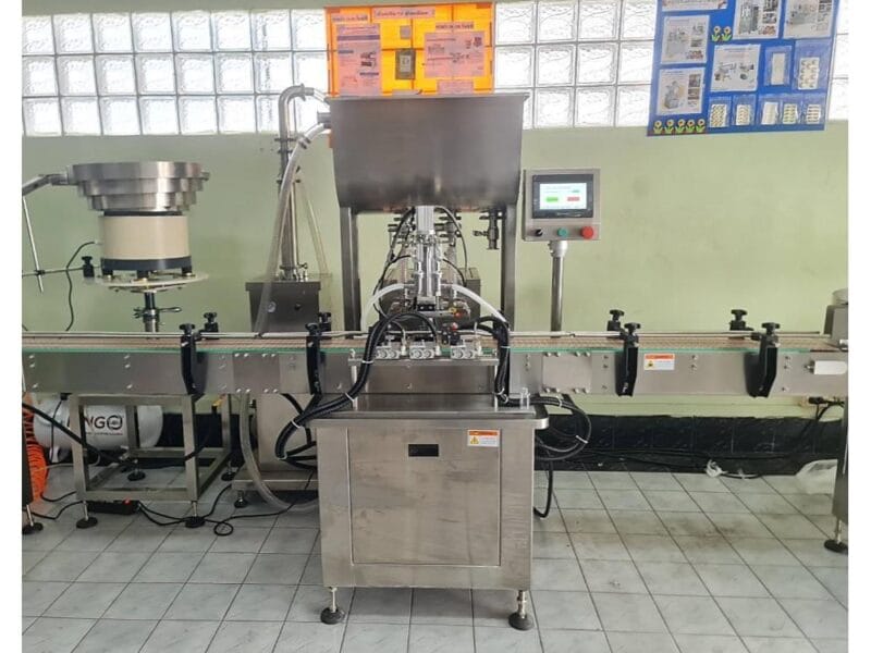 ZT-30-2 Automatic Rotor Pump Filling 2 Heads (100L Tank) | เครื่องบรรจุของเหลว Rotor Pump 2 หัว + ถังเก็บ 100L รุ่น ZT-30-2