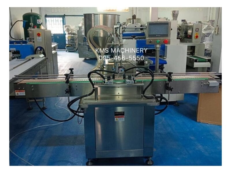 ZT-30-2 Automatic Rotor Pump Filling 2 Heads (30L Hopper) | เครื่องบรรจุของเหลว Rotor Pump 2 หัว + กรวย 30L รุ่น ZT-30-2