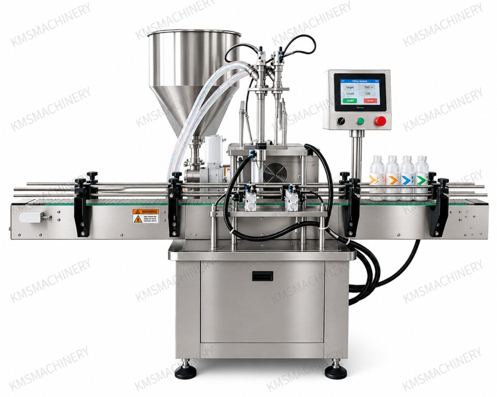 ZT-30-2 Automatic Rotor Pump Filling 2 Heads (30L Hopper) | เครื่องบรรจุของเหลว Rotor Pump 2 หัว + กรวย 30L รุ่น ZT-30-2