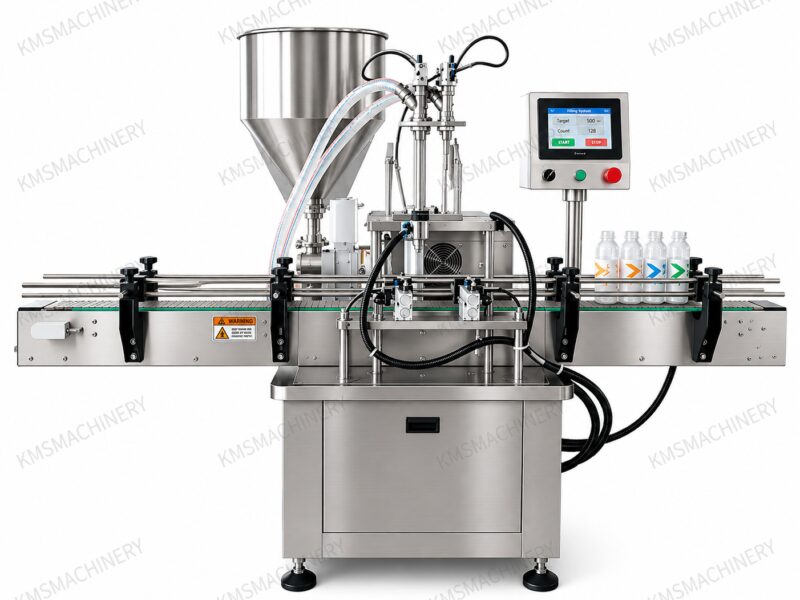 ZT-30-2 Automatic Rotor Pump Filling 2 Heads (30L Hopper) | เครื่องบรรจุของเหลว Rotor Pump 2 หัว + กรวย 30L รุ่น ZT-30-2