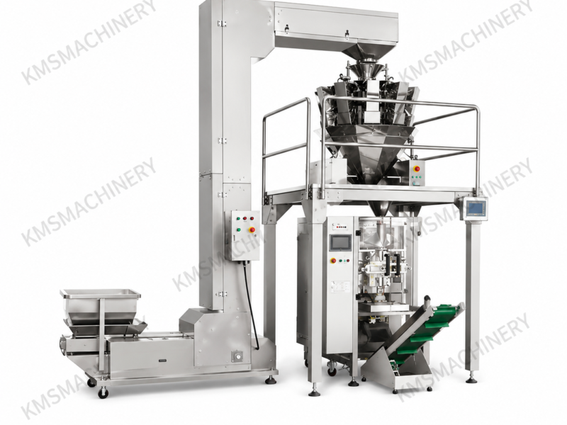 เครื่องชั่ง 10 หัวพร้อมระบบ Vacuum Packing รุ่น OMW-420 10H