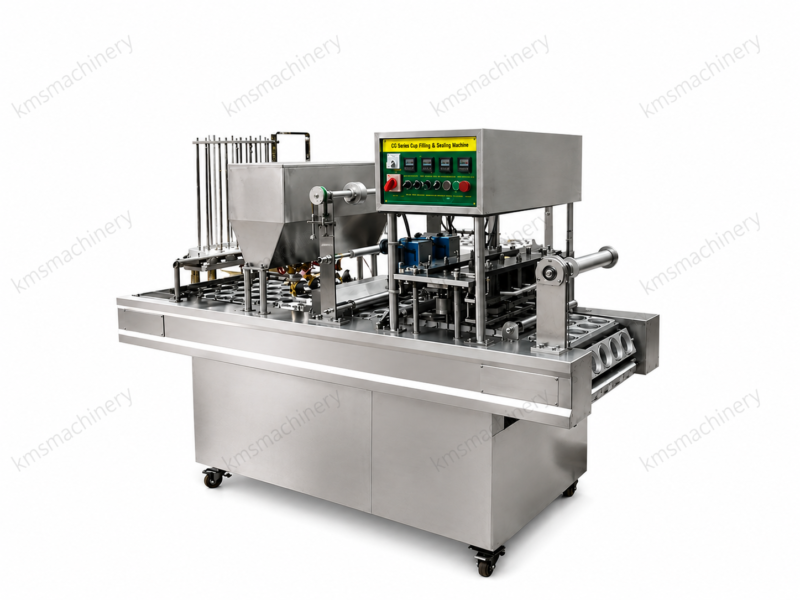 เครื่องบรรจุน้ำถ้วยอัตโนมัติ 4 ถ้วย รุ่น CD-40A