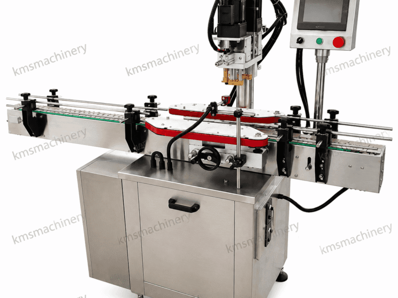 เครื่องขันฝาอัตโนมัติ รุ่น CDXGZ-1 แบบไม่มี Auto-Drop Table
