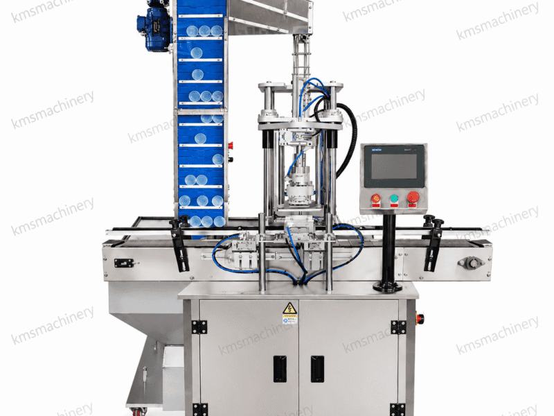 เครื่องขันฝาอัตโนมัติ รุ่น CDXGZ-1 พร้อมชุดลำเลียงฝา Siemens