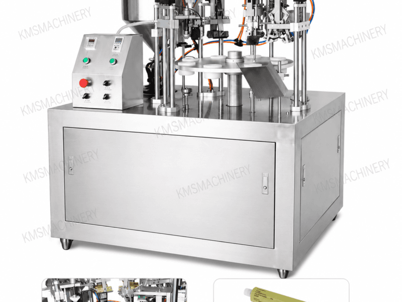 เครื่องบรรจุและซีลก้นหลอดอลูมิเนียม รุ่น DG-25