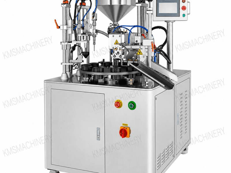 เครื่องบรรจุและซีลก้นหลอดกึ่งอัตโนมัติ รุ่น HX-006